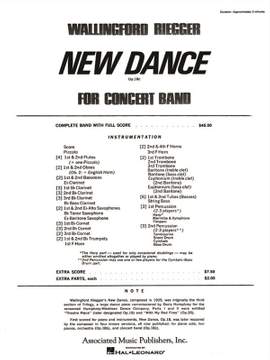 Wallingford Riegger: New Dance for Band, Op. 18b (finale)