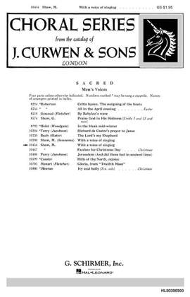 M. Shaw: With a Voice of Singing