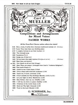 Carl F. Mueller: Now Thank We All Our God