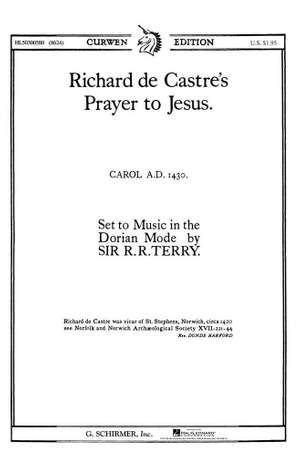 Richard De Castre: Prayer to Jesus