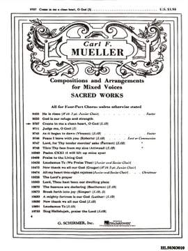 Carl F. Mueller: Create in Me a Clean Heart, O God