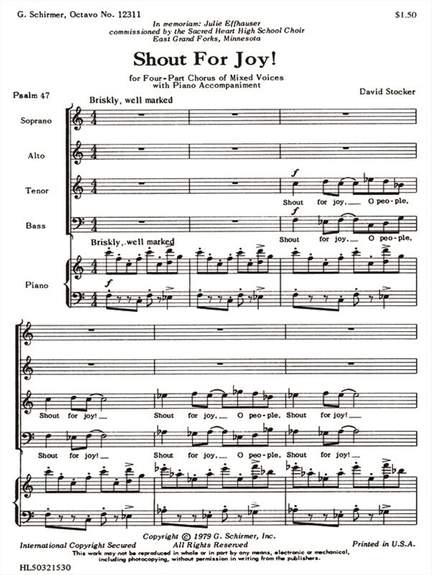 D Stocker: Shout for Joy!