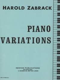 Harold Zabrack: PIANO VARIATIONS