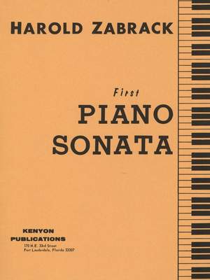 Harold Zabrack: Piano Sonata No. 1