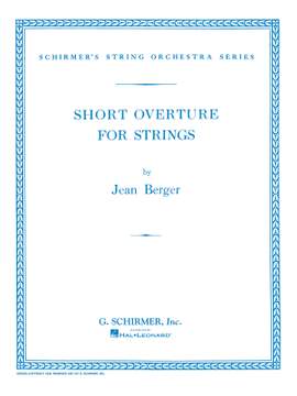 Jean Berger: Short Overture for Strings