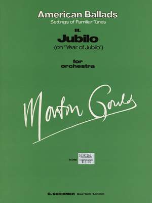Morton Gould: III. Jubilo