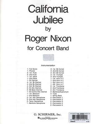 Roger Nixon: California Jubilee Band Score