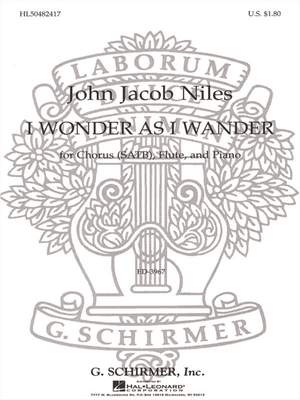 John Jacob Niles: I Wonder As I Wander