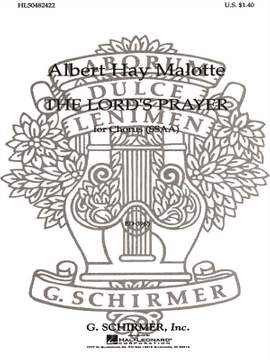 Albert Hay Malotte: The Lord's Prayer