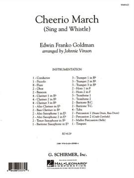 Edwin Franko Goldman: Cheerio March (Sing and Whistle)