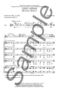 Abbie Betinis: Cedit Hyems (Be Gone, Winter!)