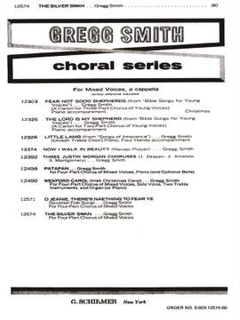 Gregg Smith: Silver Swan A Cappella