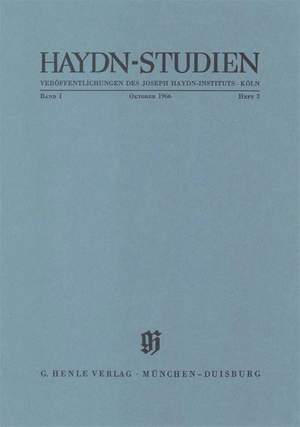 Haydn-Studien Bd. 1 Heft 3