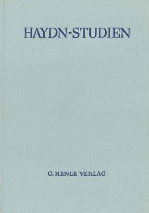 Haydn-Studien Einb.-Decke 1