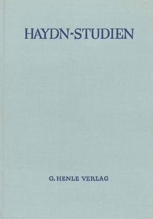 Haydn-Studien Einb.-Decke 3