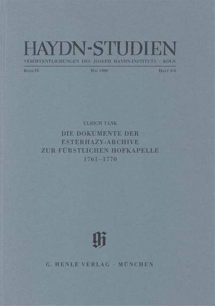 Haydn-Studien Bd. 4 Heft 3/4