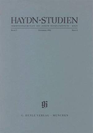 Haydn-Studien Bd. 5 Heft 3