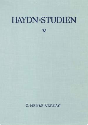 Haydn-Studien Einb.-Decke 5