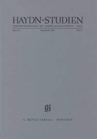 Haydn-Studien Bd. 6 Heft 1