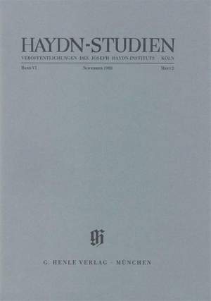 Haydn-Studien Bd. 6 Heft 2