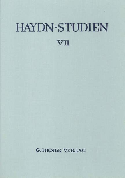 Haydn-Studien Einb.-Decke 7