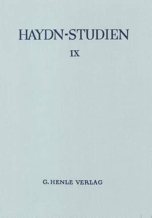 Haydn Studien Einb.-Decke 9