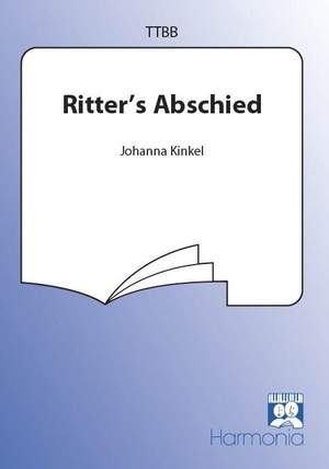 Johanna Kinkel: Ritter's Abschied