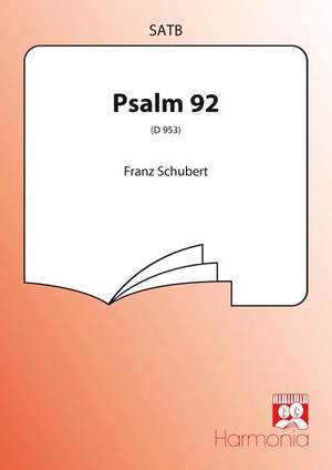 Franz Schubert: Psalm 92