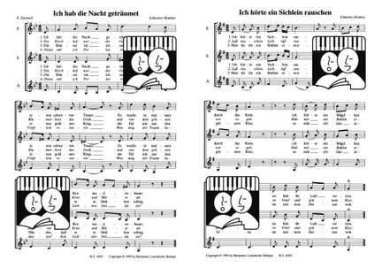 Johannes Brahms: Drie Droevige liederen