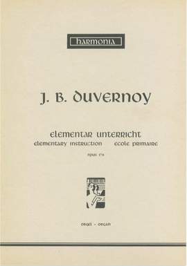 Jean-Baptiste Duvernoy: Elementarunterricht Op.176