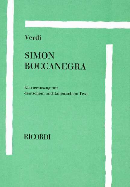 Giuseppe Verdi: Simon Boccanegra