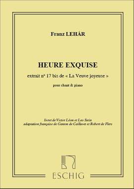 Franz Lehár: Veuve Joyeuse (Vedova Allegra) N 17B Soprano-Piano