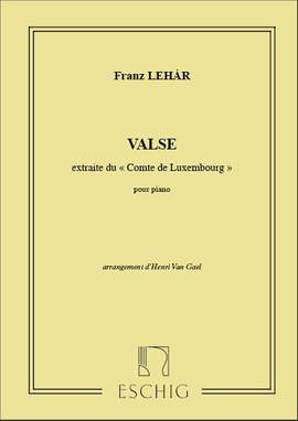 Franz Lehár: Valse