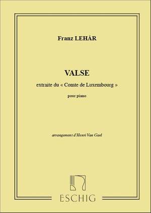 Franz Lehár: Valse