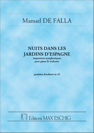 Manuel de Falla: Nuits Jardins.. Poche