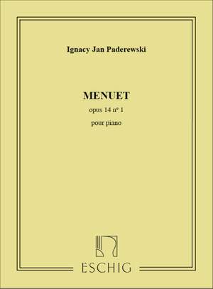 Ignacy Jan Paderewski: Menuet Piano