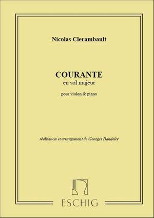 Louis-Nicolas Clérambault: Courante Violon-Piano