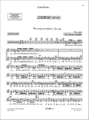 Heitor Villa-Lobos: Choros N 10 Soprano