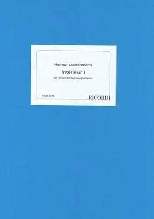 Helmut Lachenmann: Interieur I