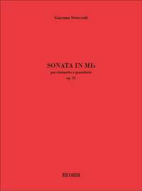 G. Setaccioli: Sonata In Mi Bem. Op. 31