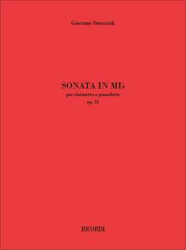 G. Setaccioli: Sonata In Mi Bem. Op. 31