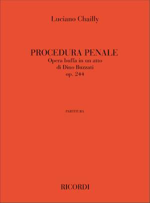 Luciano Chailly: Procedura Penale