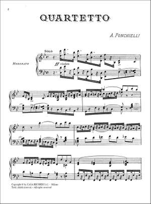 Amilcare Ponchielli: Quartetto