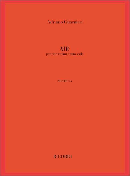 Adriano Guarnieri: Air