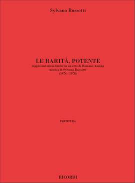 Sylvano Bussotti: Le Rarita', Potente