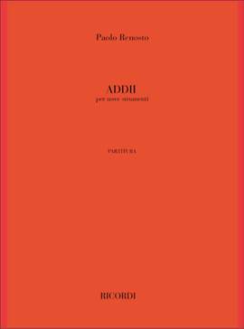 P. Renosto: Addii