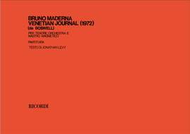 Bruno Maderna: Venetian Journal