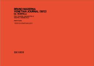 Bruno Maderna: Venetian Journal