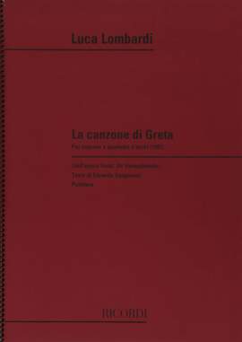 Luca Lombardi: Canzone Di Greta