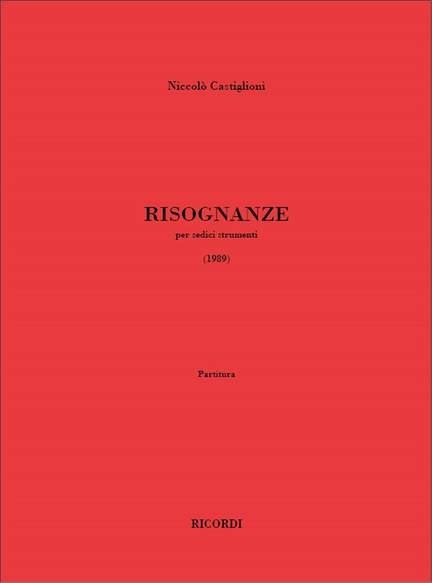 Niccolò Castiglioni: Risognanze